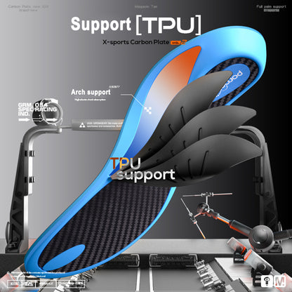 Carbon Fiber Shock Absorbing Sport Insoles