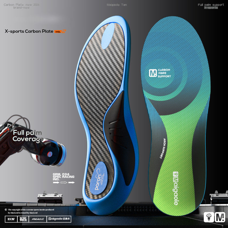 Carbon Fiber Shock Absorbing Sport Insoles